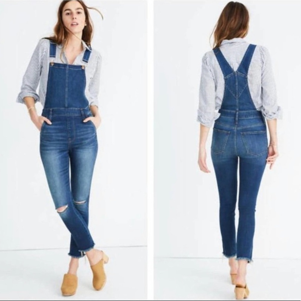 Madewell Roadtripper Overalls in Brodie Wash